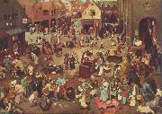 Fight Between Carnival and Lent Pieter Bruegel